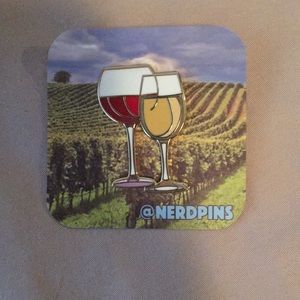 Enamel Wine Glasses Pin